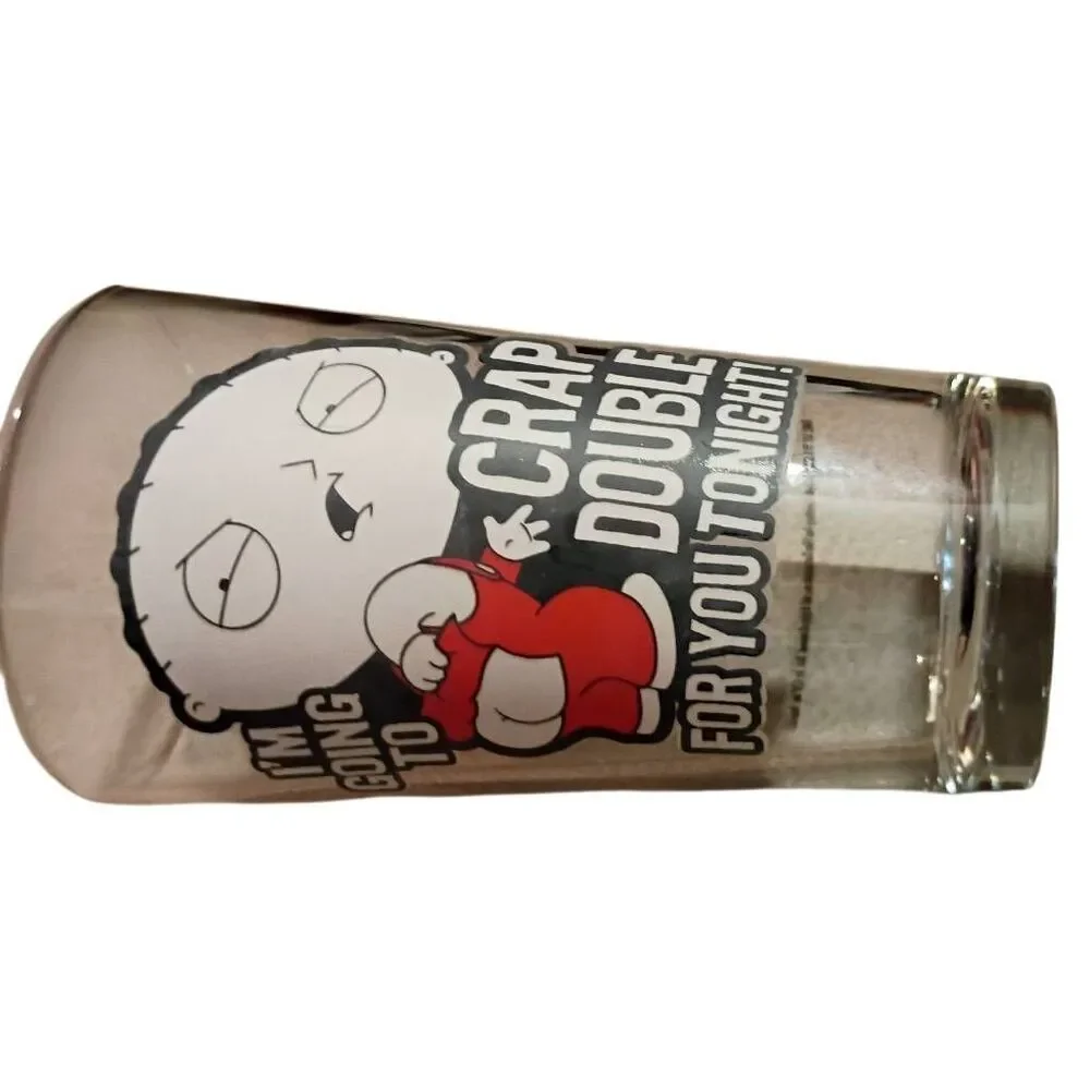 Family Guy Pint Beer Glass with Stewie Funny